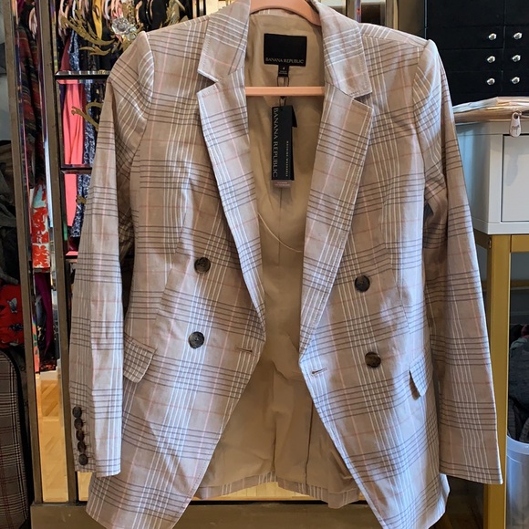 Banana Republic Size 4 Linen Blazer - Picture 5 of 7